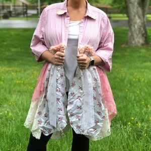 Upcycled Duster/ Shirt